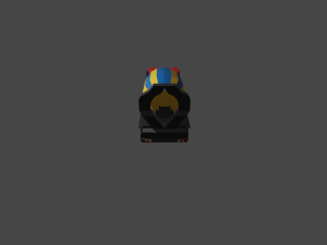 lowpoly concrete mixer 3D Model