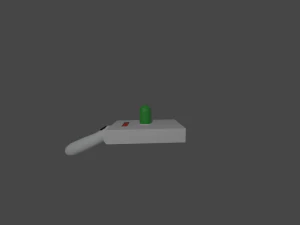 portal de ricks lowpoly Modelo 3D