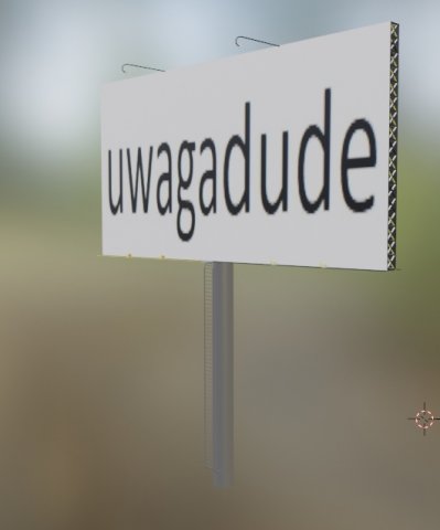 billboard Modèle 3D .c4d .max .obj .3ds .fbx .stl .blend 