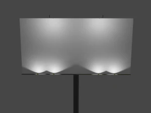 광고 게시판 3D 모델