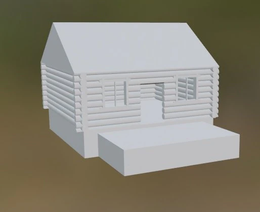 izba 3D Model .c4d .max .obj .3ds .fbx .stl .blend 