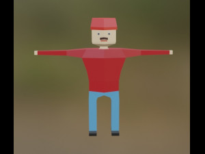 lowpoly guy 3Dモデル