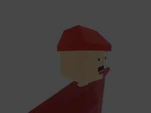 pria poli rendahan Model 3D