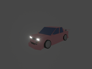 lowpoly jdm car Modelo 3D