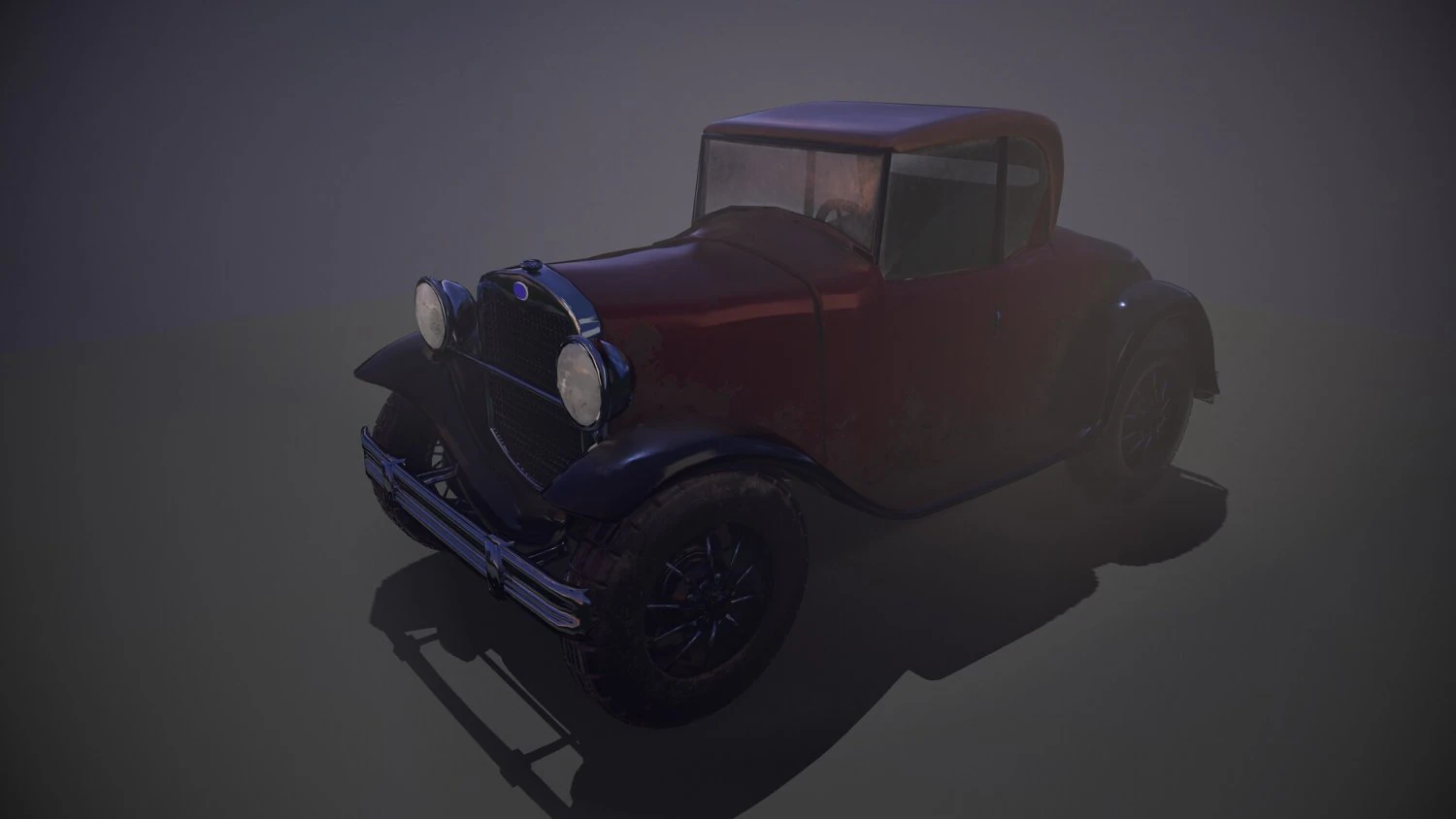 carro cl&aacute;ssico um Modelo 3D .c4d .max .obj .3ds .fbx .stl .blend 