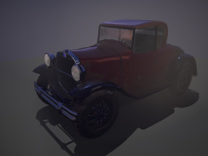 classic car a Modelo 3D