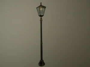 Latarnia uliczna w Anglii z 1900 roku Model 3D