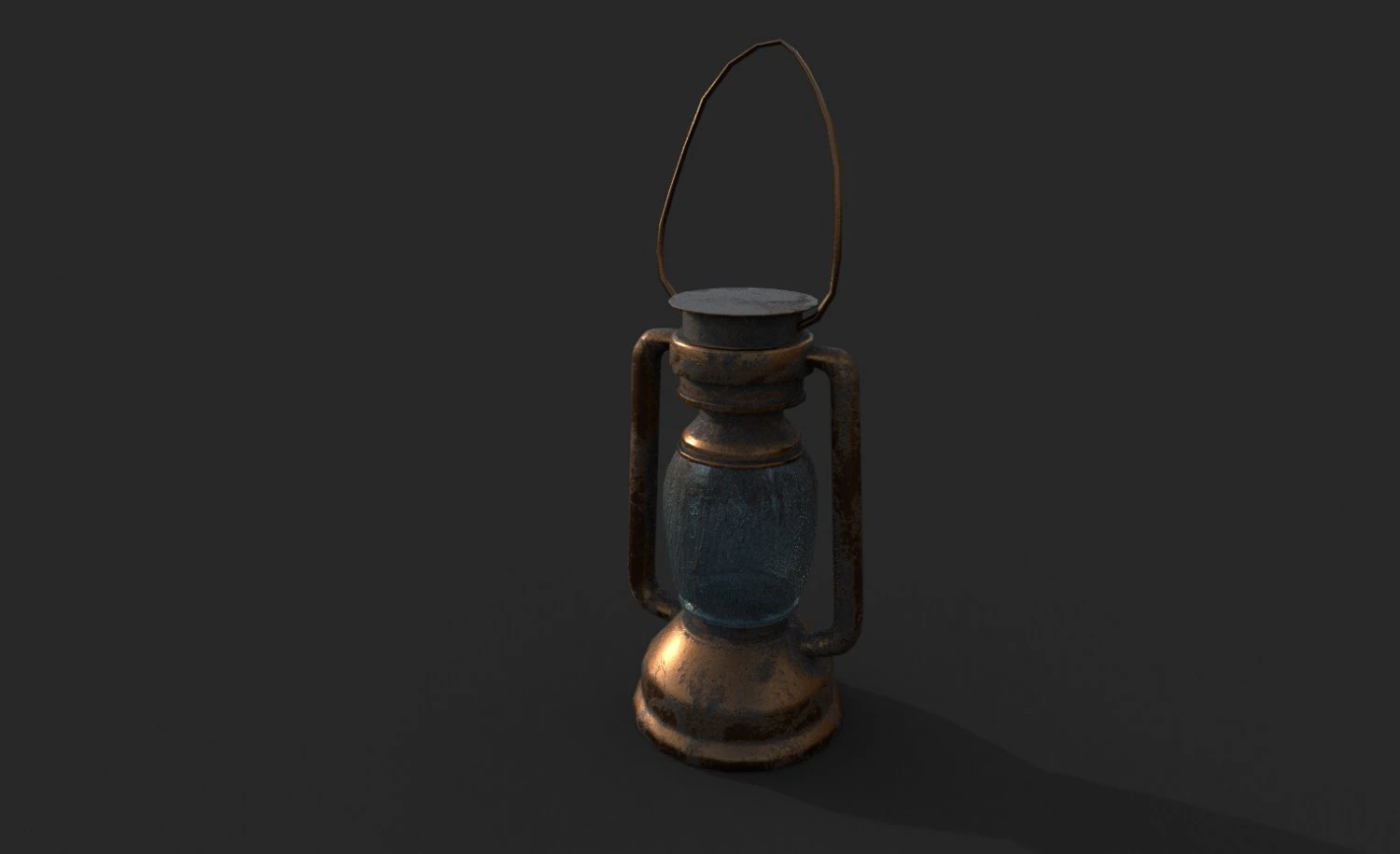 old gas light 3D Model .c4d .max .obj .3ds .fbx .stl .blend 