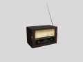 retro radio 3d 3D Models