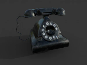 stary telefon Model 3D