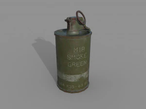 Granata fumogena m18 Modello 3D