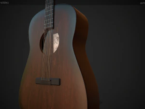 acoustic guitar 3D Model