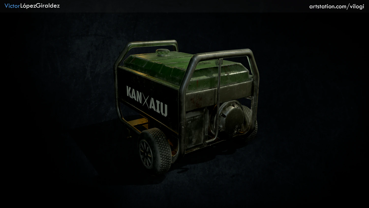 generator przenośny Model 3D .c4d .max .obj .3ds .fbx .stl .blend 