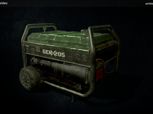 portable generator 3D Модель