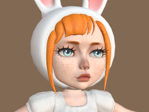 Bunny girl Modèle 3D