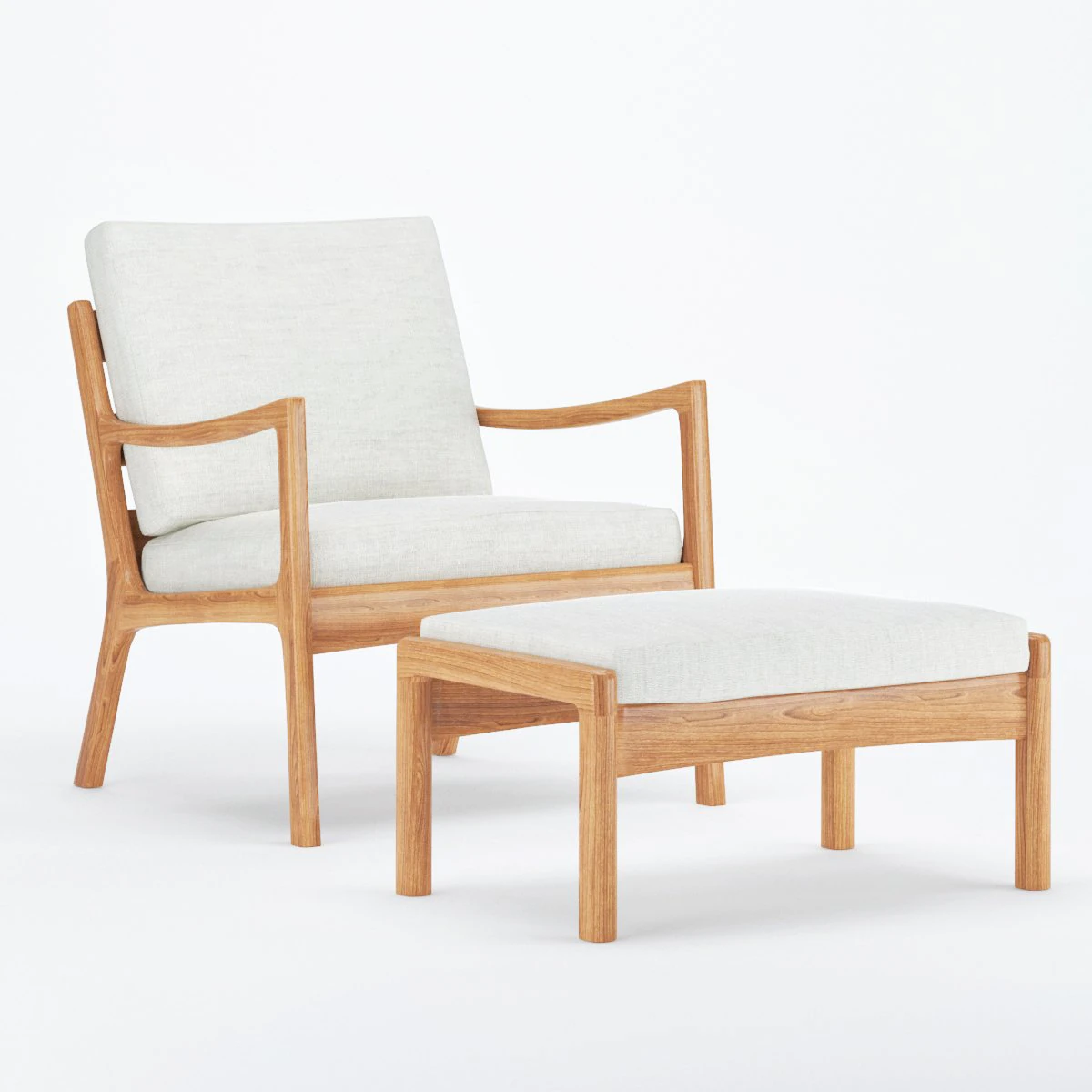 senator pouf easy chair 3D Model .c4d .max .obj .3ds .fbx .stl .blend