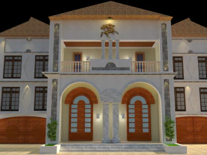 홈 럭셔리 전용 외관 3D 모델