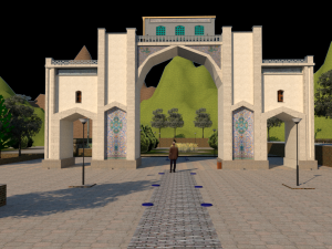 Shiraz quran gate Modelo 3D