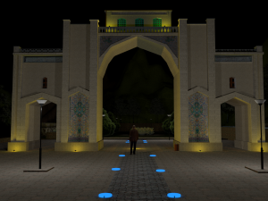 Shiraz quran gate 3D Model