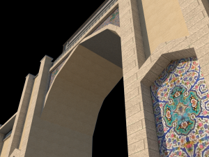 Shiraz quran gate 3D Model