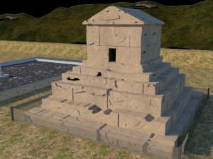 tomb of cyrus the great Modelo 3D
