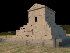 tomb of cyrus the great 3D Модель
