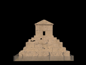 tomb of cyrus the great 3D Модель