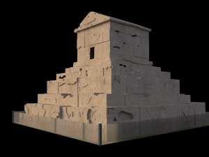 tomb of cyrus the great 3D Модель