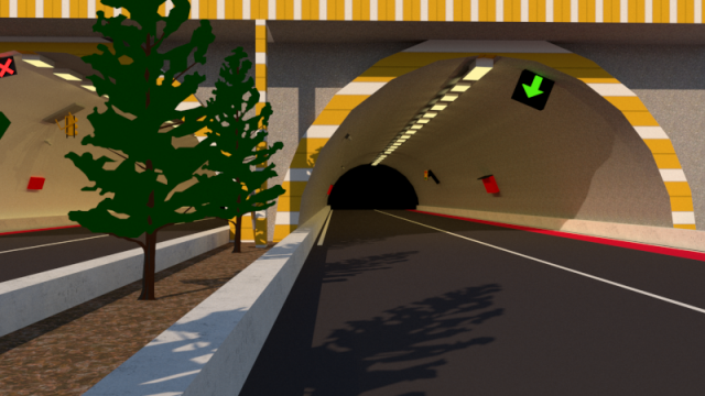 3d double tunnel by farzad ghadiri Modelo 3D .c4d .max .obj .3ds .fbx .stl .blend 