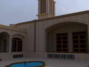 Persian old city area 3D Model