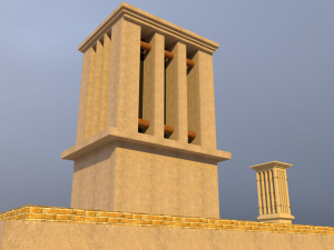 Persian old city area Modelo 3D