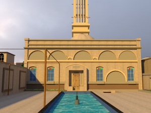Persian old city area Modelo 3D