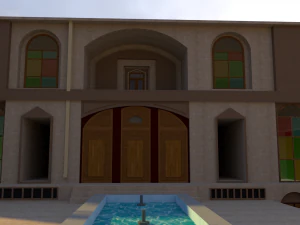 Persian old city area 3D Model