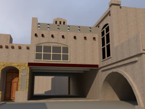 Persian old city area 3D Model