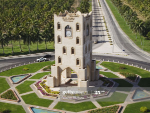 Al-nahdah tower salalah low-poly Model 3D