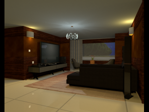 Modern apartment plan house with accessories 3D Модель