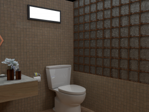 Modern apartment plan house with accessories 3D Модель