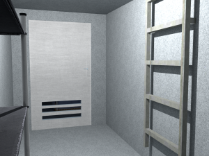 Military bunker 3d low-poly 3D Model