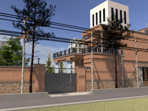 Modern architecture old house 3D 模型