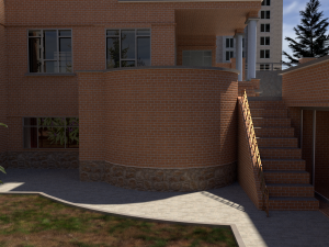 Modern architecture old house 3D 模型