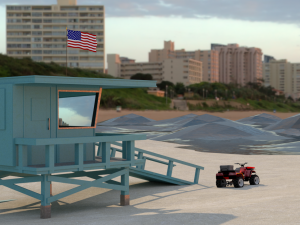 Lifeguard tower 3D Model