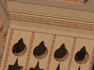 Torres e&oacute;licas Modelo 3D