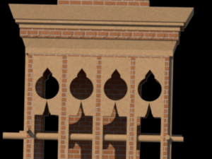 Wind towers 3D 模型