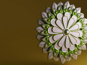 Decoration woodcarving 3D Model