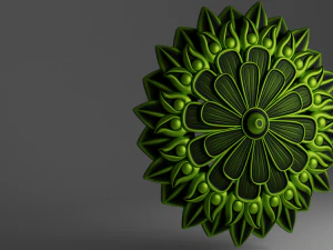 Decoration woodcarving 3D Model