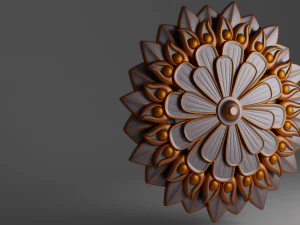 Decoration woodcarving 3D Model