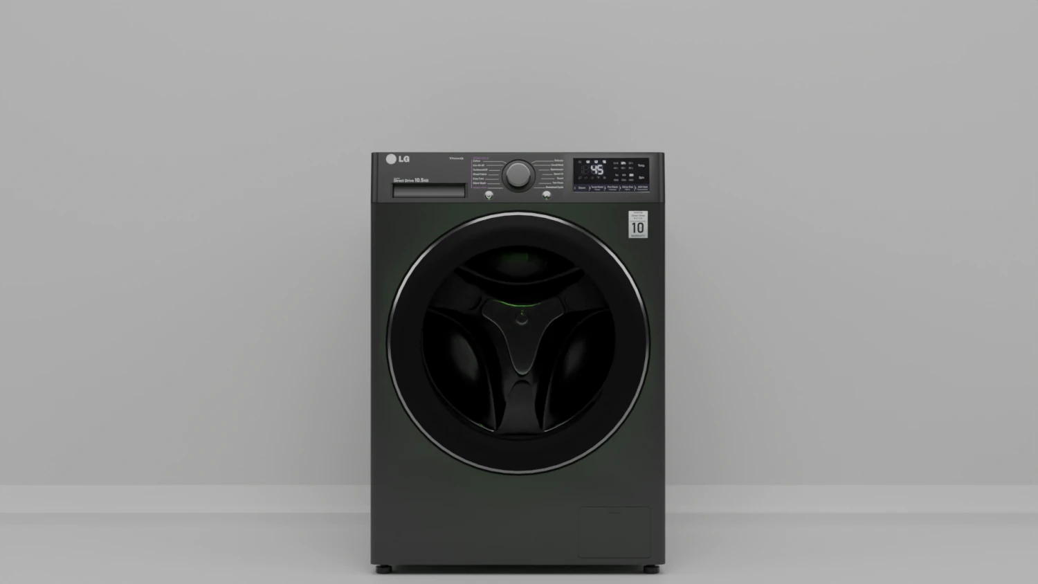 Lg washing machine 3D Model .c4d .max .obj .3ds .fbx .stl .blend 