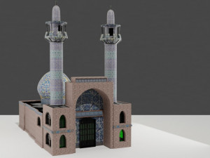 Persian Mosque 4K 3D Model