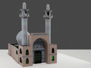फ़ारसी मस्जिद 4K 3D मॉडल
