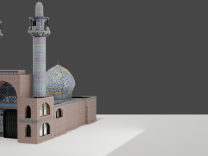 Persian Mosque 4K 3D Model